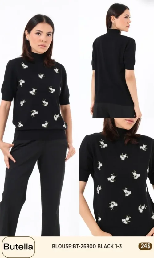Блузка Butella (Black, модель 26800) оптом