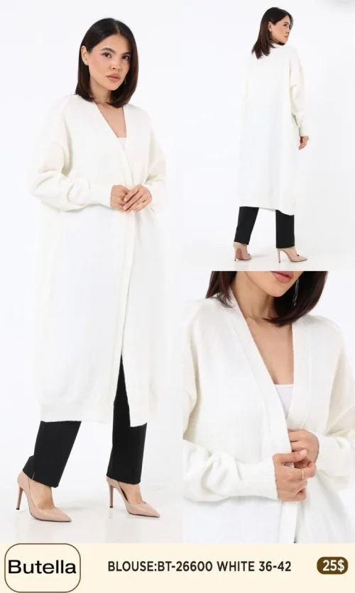 Блузка Butella (White, модель BT-26600) оптом