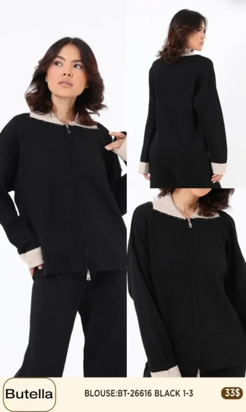 Блузка Butella (Black, модель BT26616) оптом