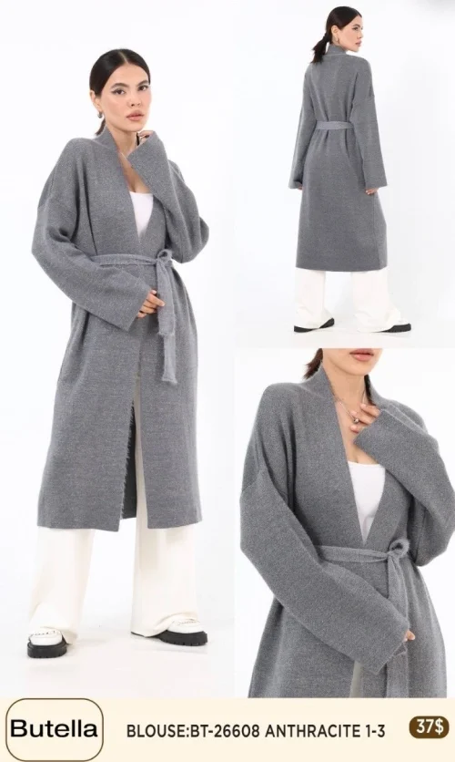Блузка Butella (Dark gray, модель BT-26608) оптом