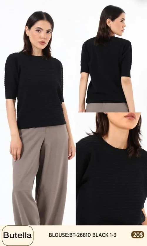 Блузка Butella (Black, модель 26810) оптом