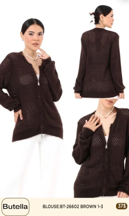 Блузка Butella (Brown, модель 26602) оптом