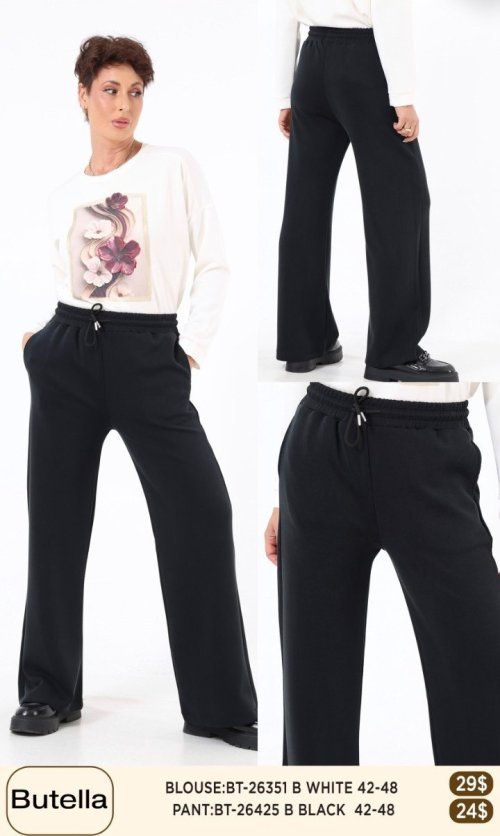 Брюки Butella (Black, модель BT-26425) оптом
