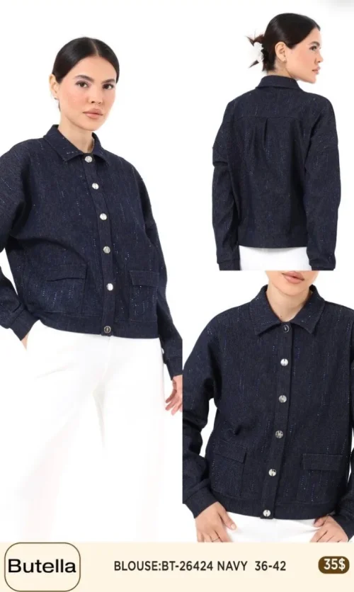 Блузка Butella (Navy, модель BT26424) оптом