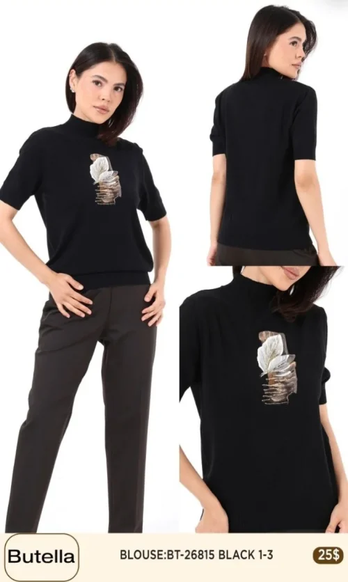 Блузка Butella (Black, модель 26815) оптом
