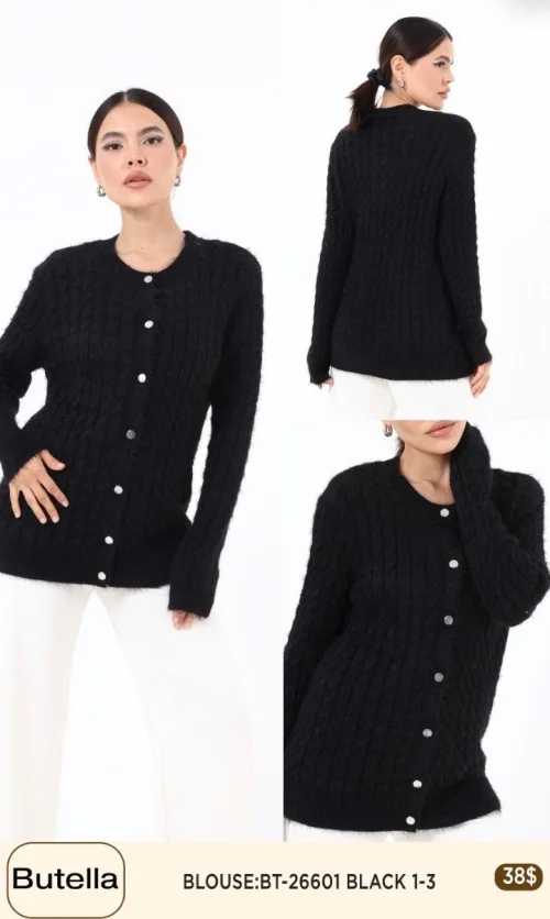 Блузка Butella (Black, модель BT-26601) оптом