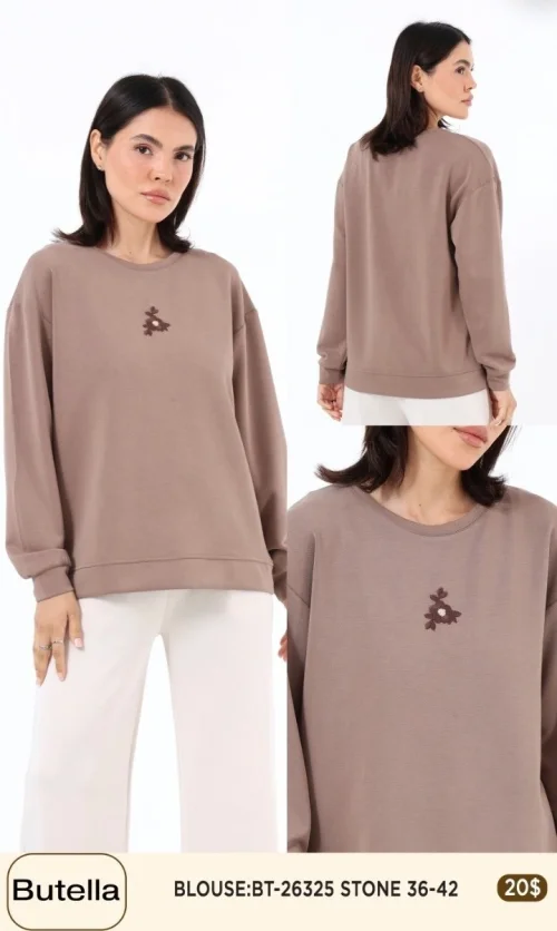 Блузка Butella (Beige, модель BT-26325) оптом