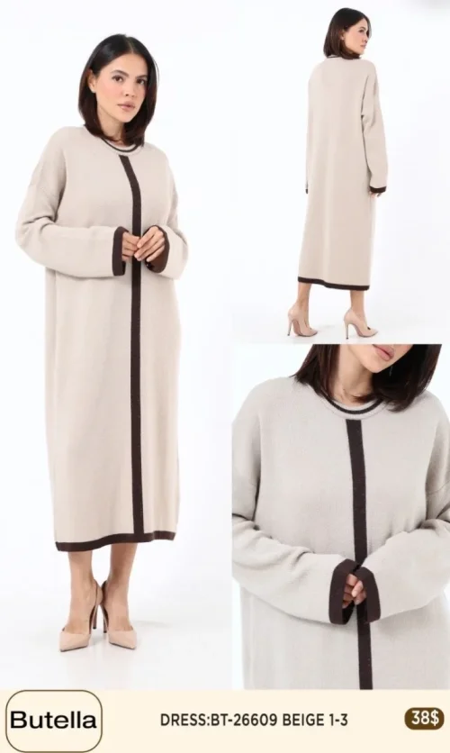 Платье Butella (Beige, модель BT26609) оптом
