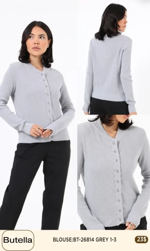 Блузка Butella (Gray, модель 26814) оптом