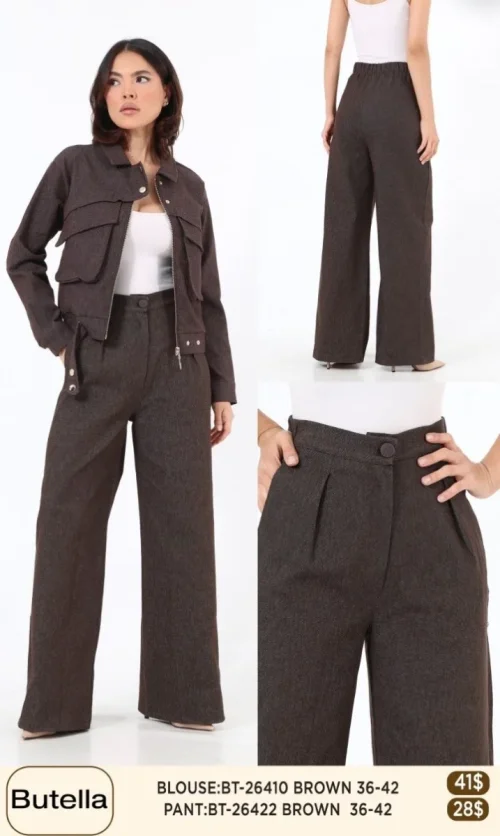 Брюки Butella (Brown, модель BT26422) оптом