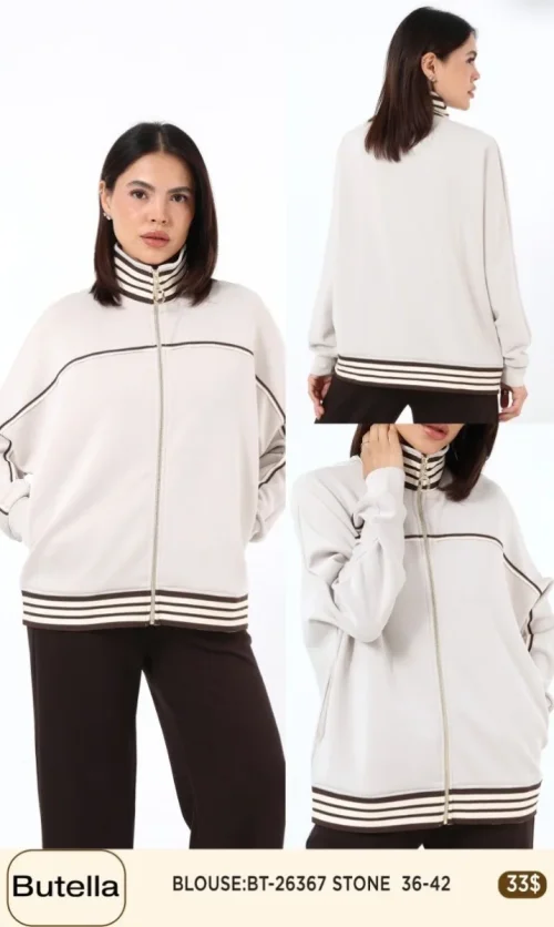 Блузка Butella (Beige, модель 26367) оптом