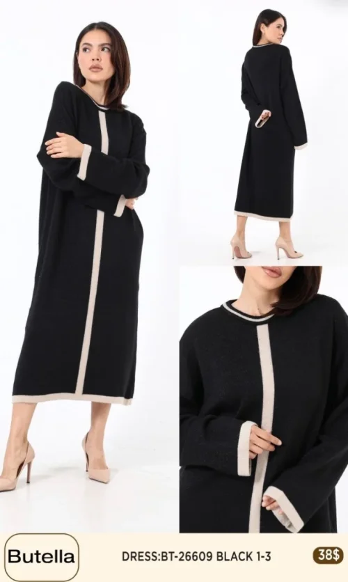 Платье Butella (Black, модель BT26609) оптом