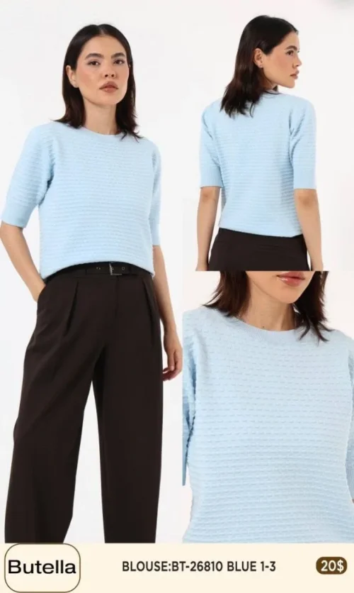 Блузка Butella (Blue, модель 26810) оптом
