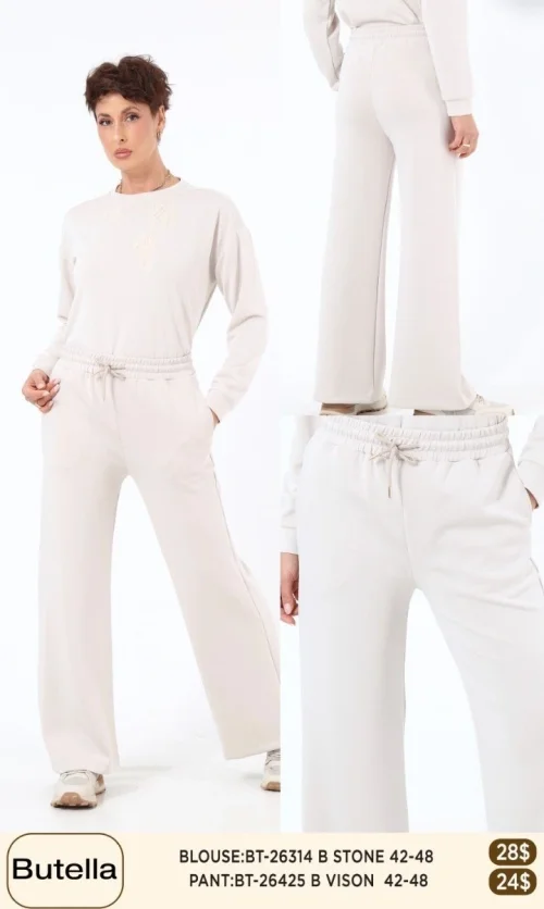 Брюки Butella (Beige, модель BT-26425) оптом
