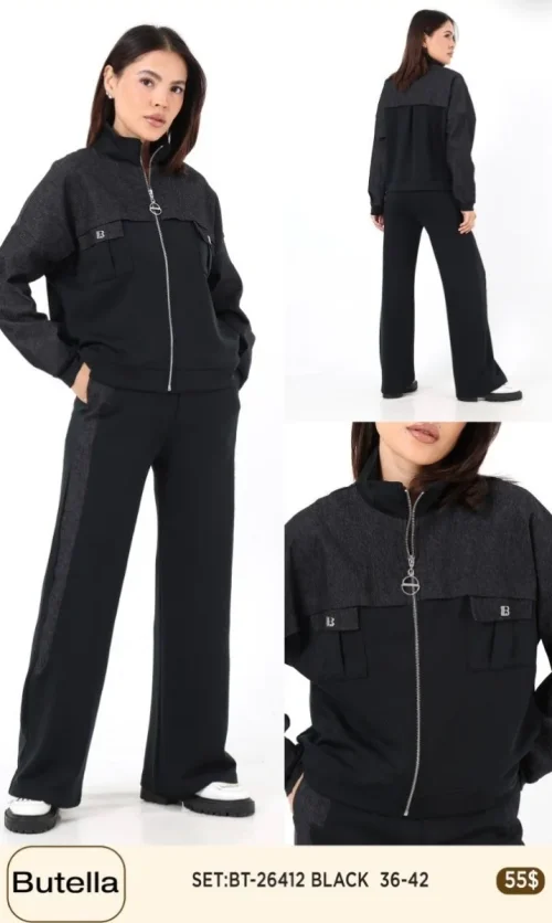 Костюмы и комплекты Butella (Black, модель BT26412) оптом