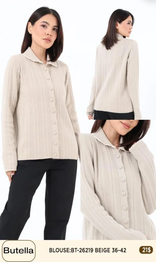 Блузка Butella (Beige, модель BT-26219) оптом