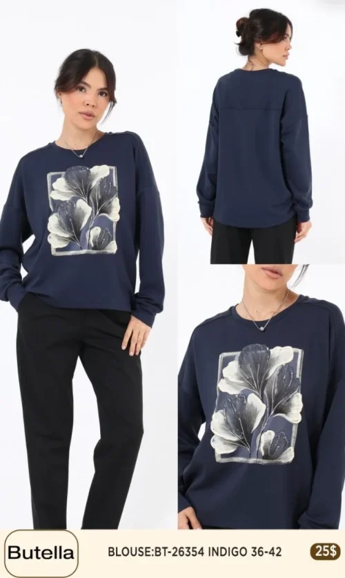 Блузка Butella (Navy, модель BT26354) оптом