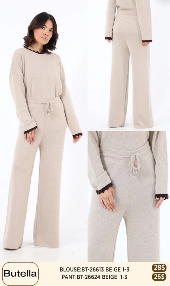 Брюки Butella (Beige, модель BT26624) оптом