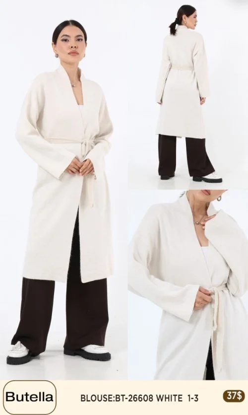 Блузка Butella (White, модель BT-26608) оптом
