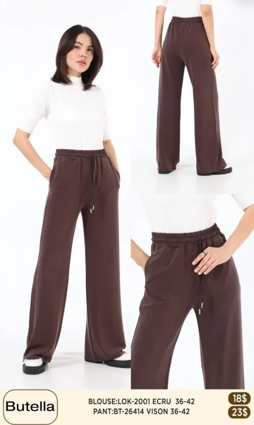 Брюки Butella (Beige, модель BT-26414) оптом