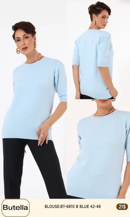Блузка Butella (Blue, модель 6810) оптом