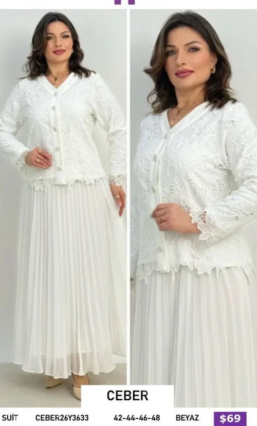 Костюмы и комплекты Ceber (White, модель CEBER26Y3633) оптом