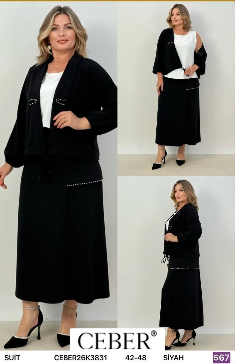 Костюмы и комплекты Ceber (Black, модель CEBER26K3831) оптом