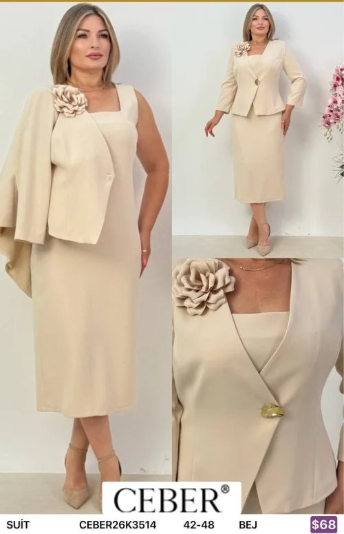 Костюмы и комплекты Ceber (Beige, модель CEBER26K3514) оптом