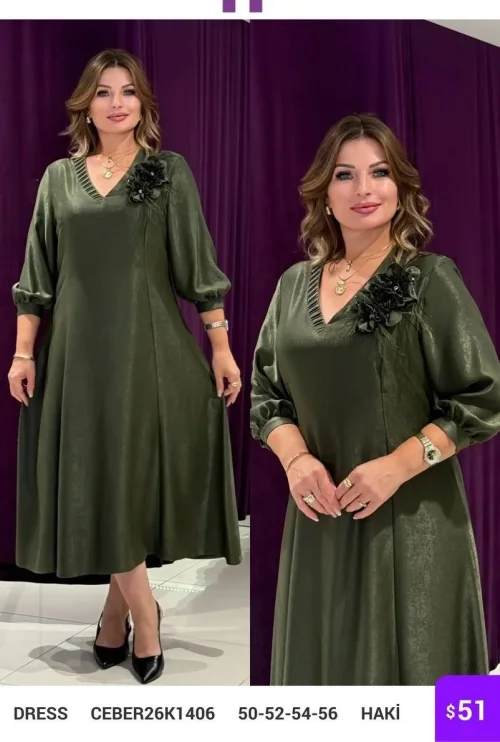 Платье Ceber (Olive, модель CEBER26K1406) оптом