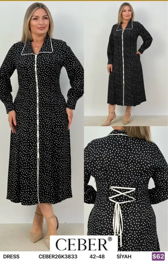Платье Ceber (Black, модель CEBER26K3833) оптом