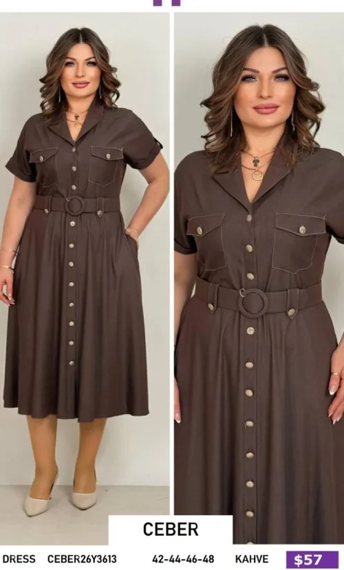 Платье Ceber (Brown, модель CEBER26Y3613) оптом