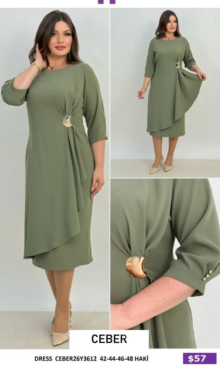 Платье Ceber (Olive, модель CEBER26Y3612) оптом