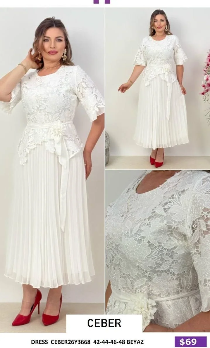 Платье Ceber (White, модель CEBER26Y3668) оптом