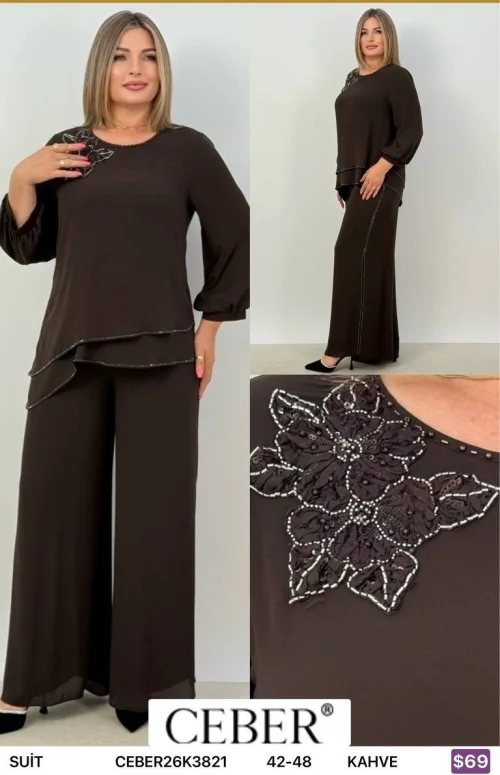 Костюмы и комплекты Ceber (Brown, модель CEBER26K3821) оптом
