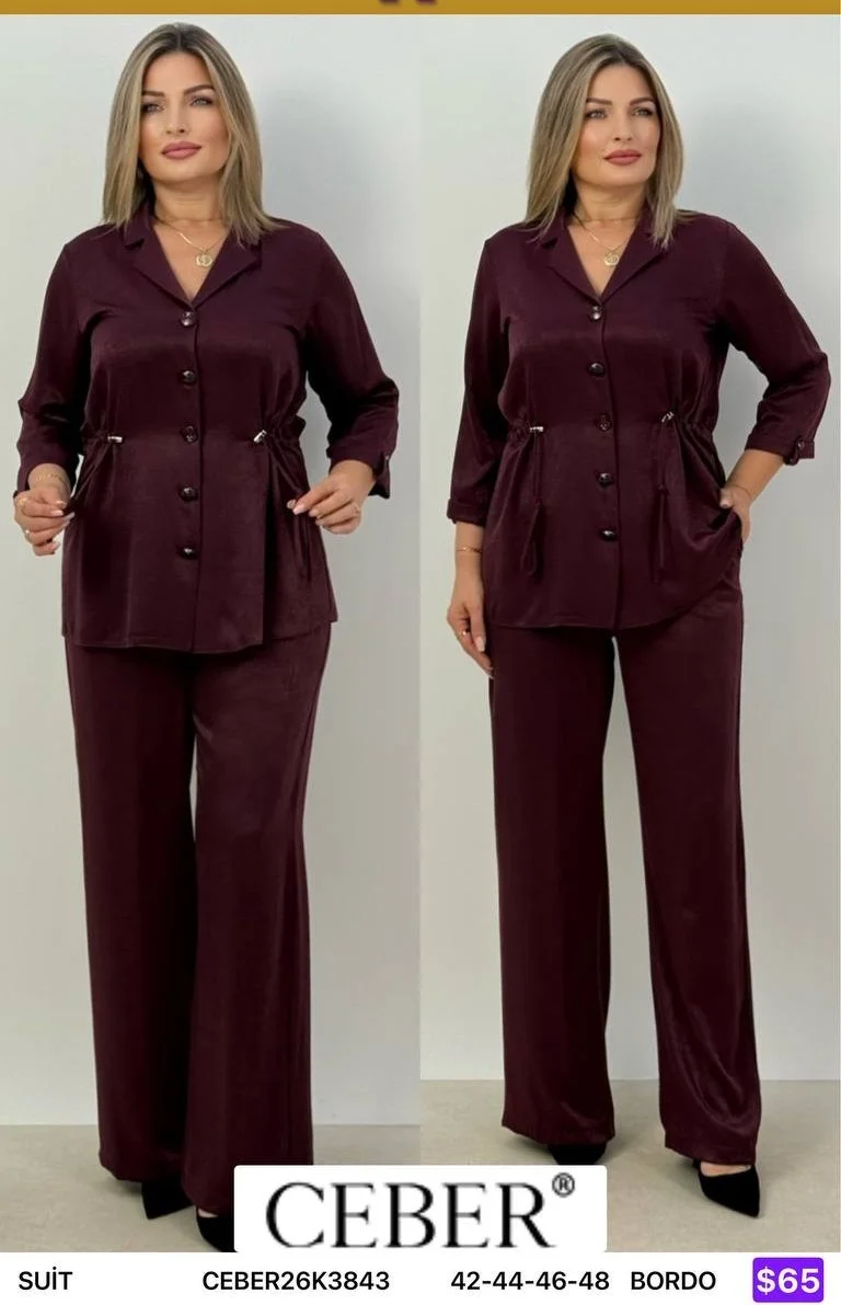 Костюмы и комплекты Ceber (Burgundy, модель CEBER26K3843) оптом