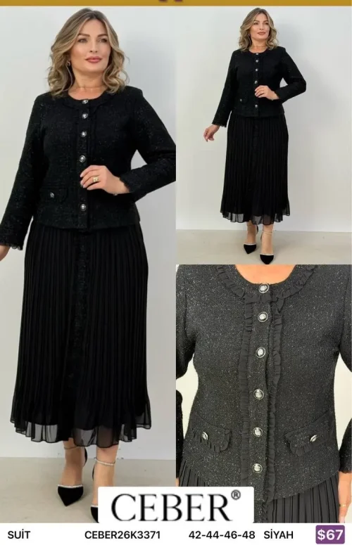Костюмы и комплекты Ceber (Black, модель CEBER26K3371) оптом