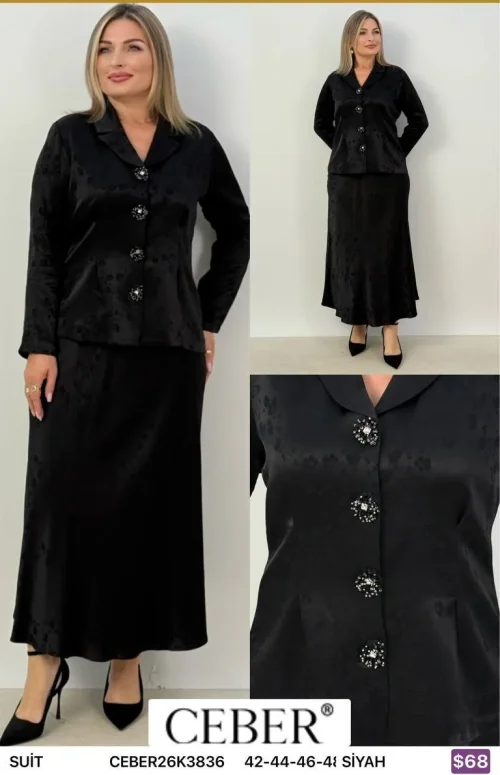 Костюмы и комплекты Ceber (Black, модель CEBER26K3836) оптом