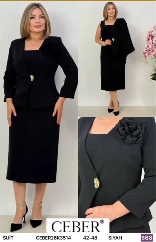 Костюмы и комплекты Ceber (Black, модель CEBER26K3514) оптом