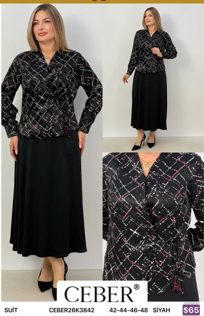 Костюмы и комплекты Ceber (Black, модель CEBER26K3842) оптом