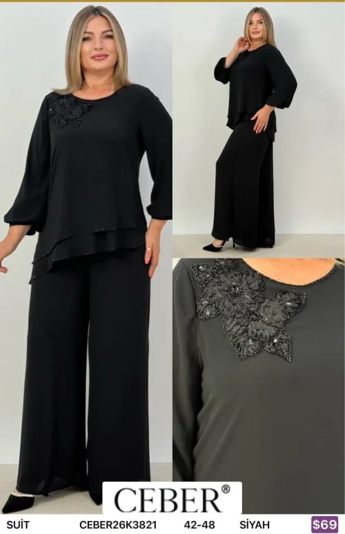 Костюмы и комплекты Ceber (Black, модель CEBER26K3821) оптом