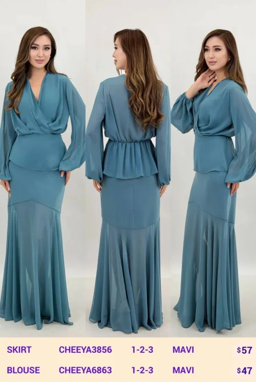 Юбка CHEEYA (Blue, модель CHEEYA3856) оптом