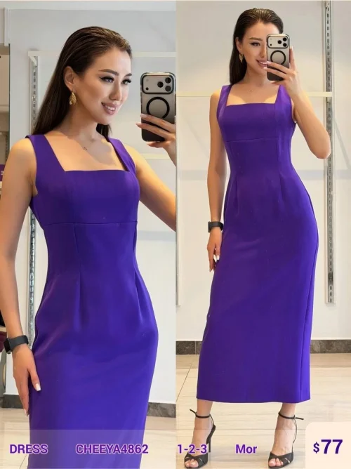 Платье CHEEYA (Фиолетовый, модель CHEEYA4862) оптом