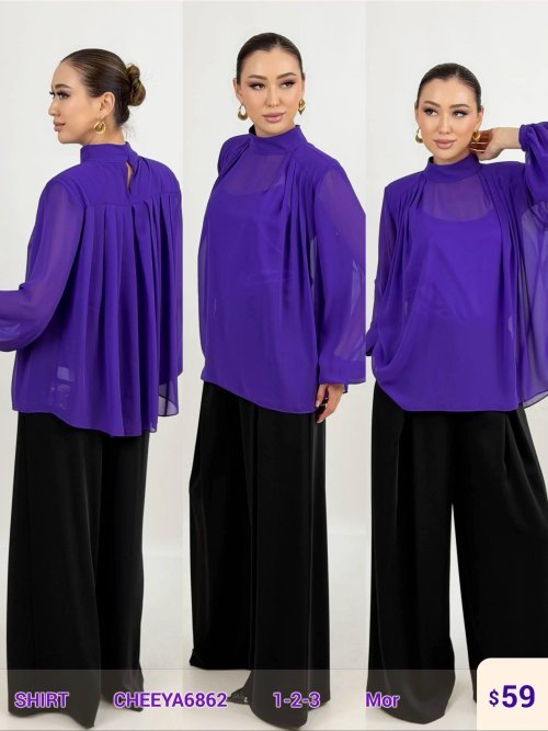 Рубашка CHEEYA (Purple, модель CHEEYA6862) оптом