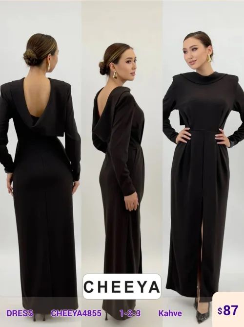 Платье CHEEYA (Brown, модель CHEEYA4855) оптом