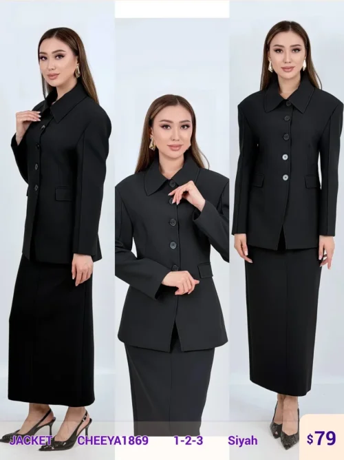 Жакет CHEEYA (Black, модель CHEEYA1) оптом