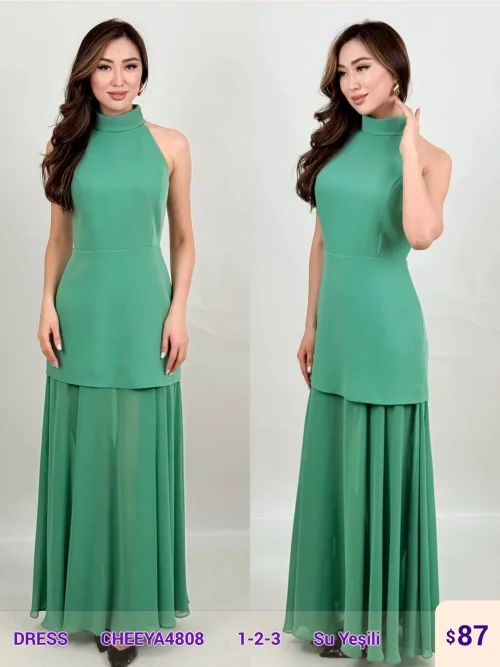 Платье CHEEYA (Turquoise, модель CHEEYA4808) оптом