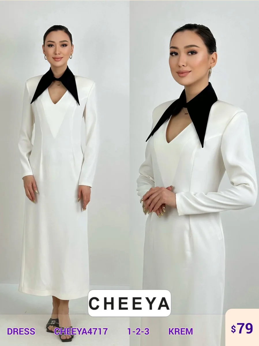Платье CHEEYA (Cream, модель CHEEYA4717) оптом