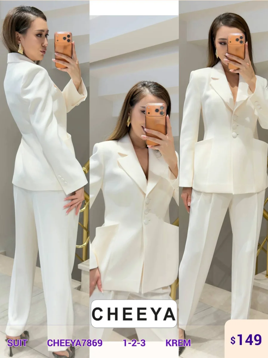 Костюмы и комплекты CHEEYA (Cream, модель CHEEYA7869) оптом