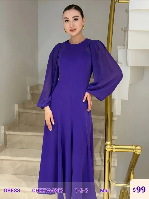 Платье CHEEYA (Purple, модель CHEEYA4863) оптом