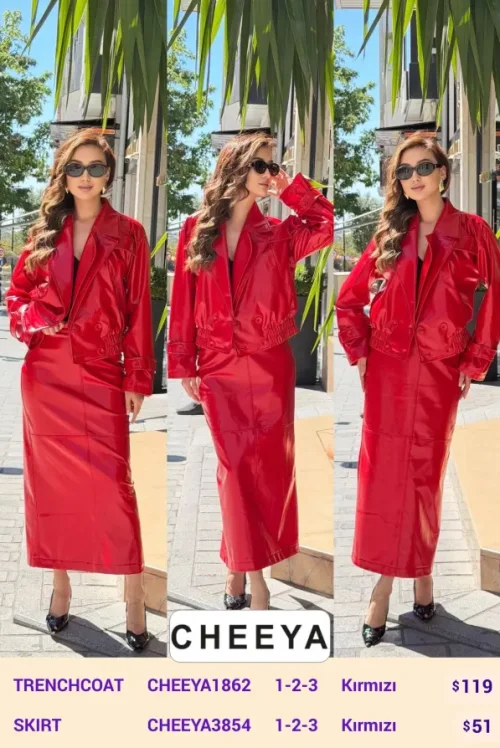 Юбка CHEEYA (Red, модель CHEEYA3854) оптом